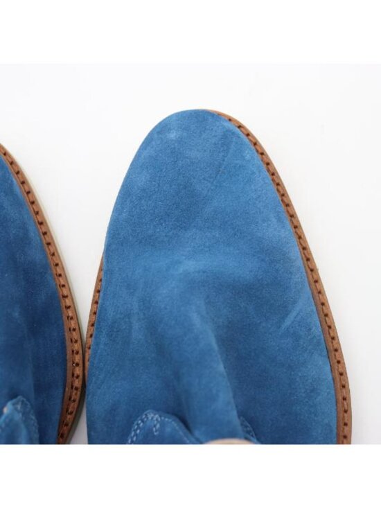 Bugatchi Chukka Blue Suede Men\'s Size 11.5 Lace Up Plain Toe  Boots Shoes main image 6